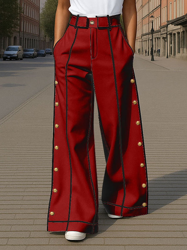 Mens Bold Stripe Colorblock Casual Pant SKUL21060