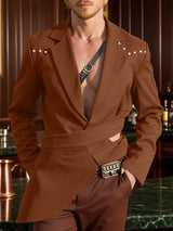 Men's Irregular Hollow Out Casual Long Sleeve Blazer SKUL22299