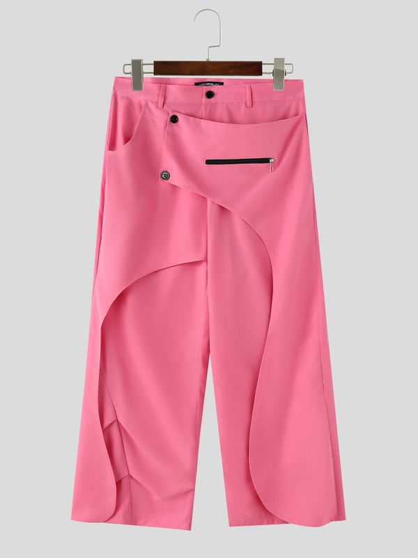 Men's Deconstructed Zipper Long Pant SKUL57246