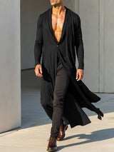 Men's Solid Casual Long Sleeve Shirt SKUL33874