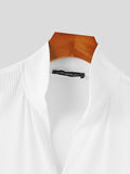 Mens Solid Knit Textured Notched Neck Vest SKUK64843