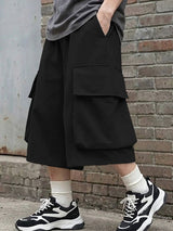 Men's Casual Pocket 3/4 Length Short SKUL50125