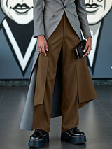 Men's Flap Patchwork Straight Pant SKUL31957