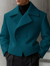 Men's Textured Lapel Casual Long Sleeve Blazer SKUL29791