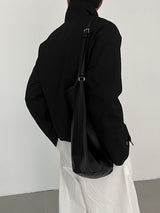 Men's Double Breasted Stand Collar Long Sleeve Jacket SKUL31504