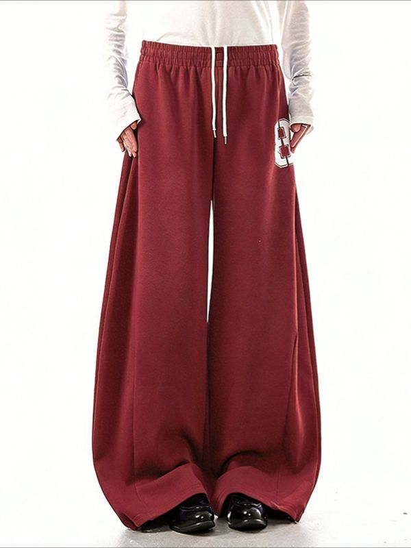 Men's Number 8 Print Casual Pant SKUL49939