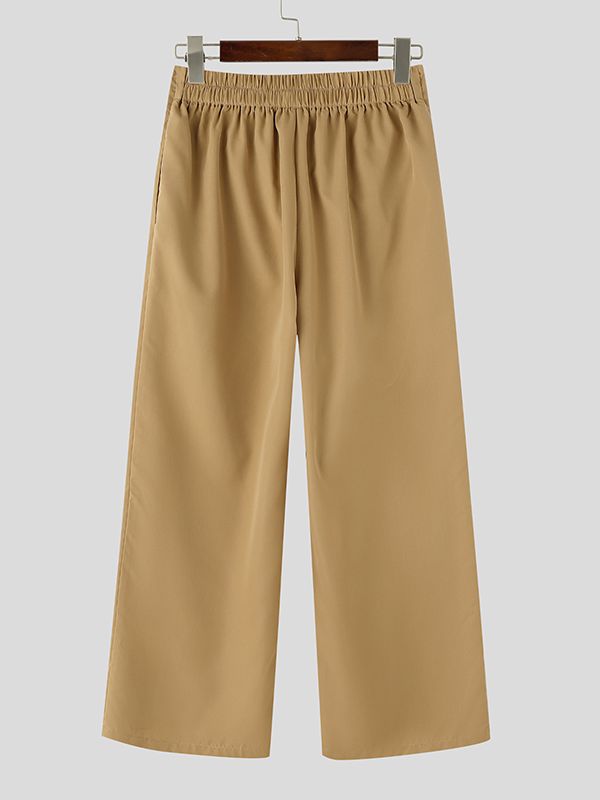 Men's Deconstructed Pleated Design Long Pant SKUL57157