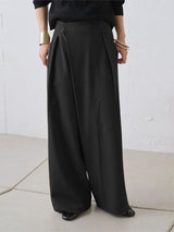 Men's Solid Color Wide Leg Casual Pant SKUL29776