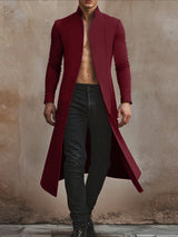 Mens Solid Color Slim Fit Long Sleeve Cardigan SKUL24591