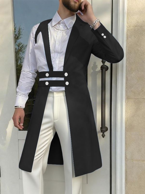 Men's Deconstructed One Shoulder Casual Blazer SKUL39005