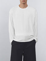Men's Simple Solid Color Long Sleeve T-Shirt SKUL32955