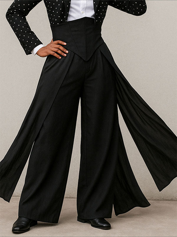 Men's Split Hem High Waist Casual Pant SKUL26179