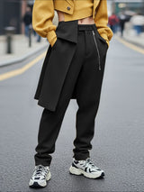 Men's Deconstructed Textured Casual Pant SKUL49906