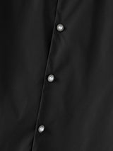 Mens Solid Color Long Hem Split Short-Sleeve Blazer SKUL22523