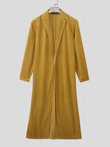 Men's Long Hem Textured Long Sleeve Blazer SKUL25805