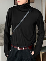 Men's Base Layer High Neck Long Sleeve T-Shirt SKUL35289