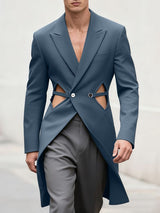 Men's Deconstructed Hollow Casual Long Sleeve Blazer SKUL30587