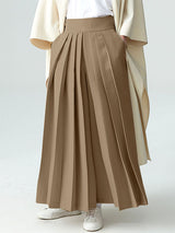 Mens Pleated Wide-leg Loose Skirt Pants SKUI70910