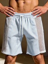 Men's Avant-Garde Vertical Striped Resort Short SKUL63133