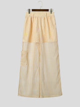 Men's Hollow Mesh Loose Casual Pant SKUL54676