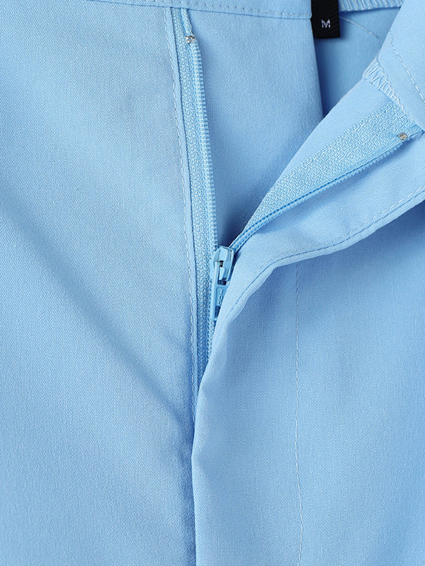 Mens Solid Color Casual Two Pieces Outfit SKUL15142