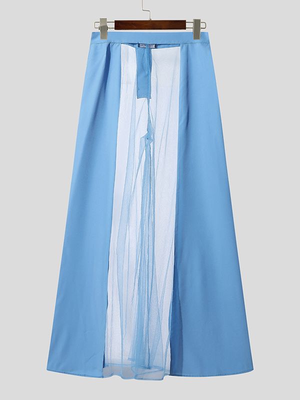 Men's Sheer Mesh Loose Casual Pant SKUL35329