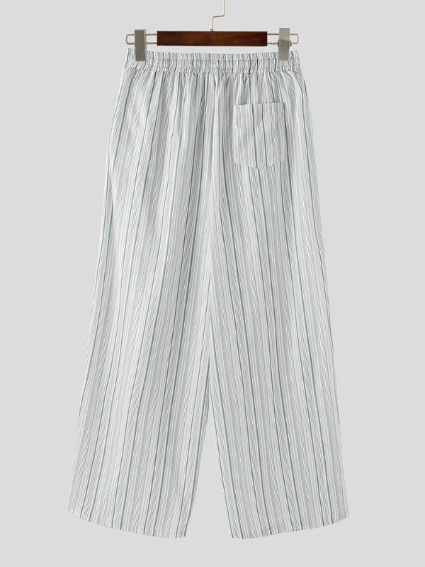 Mens Striped Loose Casual Pant SKUL17959