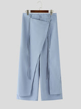 Men's Asymmetric Layered Wide Leg Pant SKUL56120