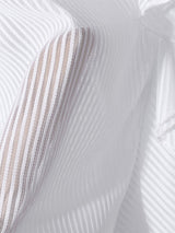 Mens Striped Ruffle Half Sleeve Shirt SKUK74907