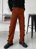 Mens Deconstructed Solid Color Casual Pant SKUK63618
