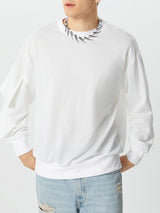 Mens Bow Decoration Long-Sleeve Hoodie SKUK74967