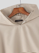 Men's Solid Color Irregular Design Cloak SKUL42503