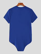 Mens Cut-Out Sides Short Sleeve Bodysuit SKUL10262