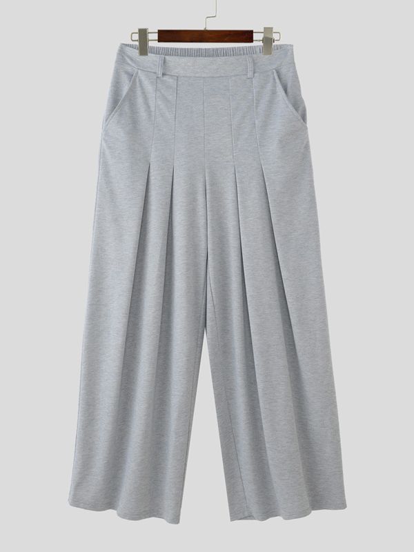 Men's Solid Color Loose Fit Casual Pant SKUL50002