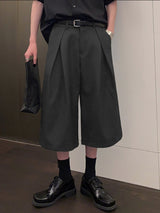 Men's Wrinkled Loose Wide Leg Short SKUL30669