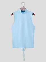 Men's Tie Back Deconstructed Tank SKUL57668