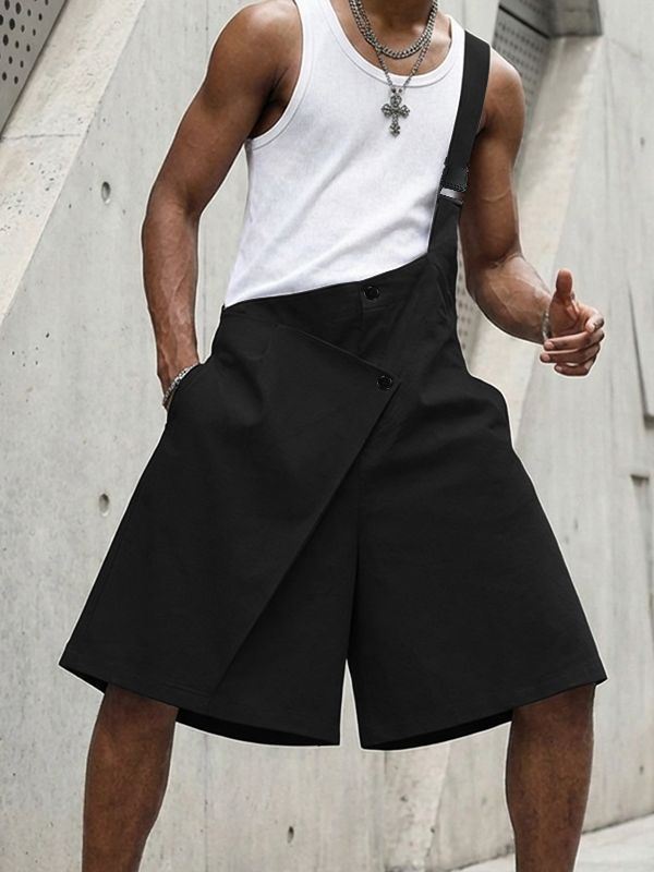 Men's Deconstructed One Shoulder Overall SKUL55380