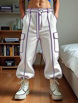 Mens Bold Stripe Color Block Casual Pant SKUL20520