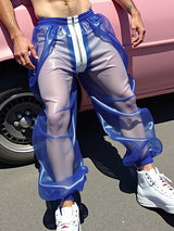 Men's Sheer Mesh Colorblock Pant SKUL16810