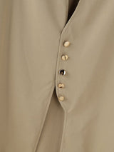 Men's Solid Color Deconstructed Long Hem Cardigan SKUL35271