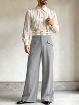 Men's Vintage Aristocrat High Waisted Jumpsuit SKUL76411