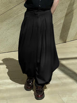 Men's Solid Loose Pleated Pant SKUL31922