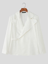 Men's Solid Casual Long Sleeve Blazer SKUL27300