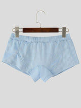 Men's American Vintage High-Street Low-Rise Ribbed Knit Fitted Short SKUL72510