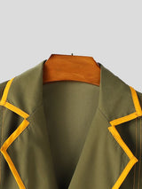 Men's Colorblock Tie Casual Jumpsuit SKUL37262