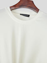 Men's Cross Tie Hollow Out Long Sleeve T-Shirt SKUL29568