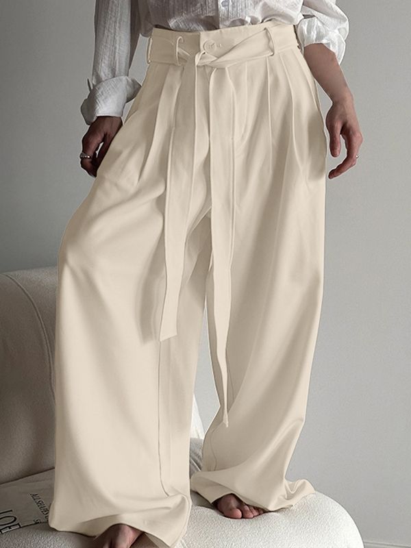 Men's Solid Color Minimalist Casual Pant SKUL43887