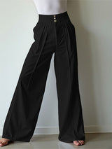 Mens Solid Color High-Waisted Casual Pant SKUL19093