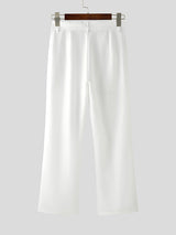 Mens Solid Color Asymmetrical Design Pant SKUK90399