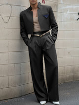 Men's Stripe High Waist Two Pieces Outfit SKUL46102